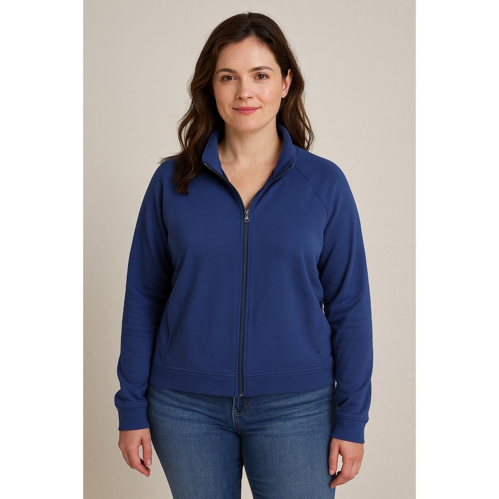 Public Rec Womens‎ Blue All Day Full Zip Jacket XL
